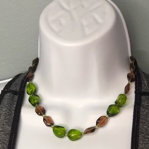 Glass beaded necklace